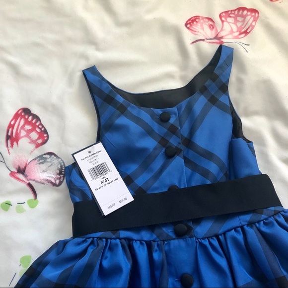 NWT✨ RL Satin Plaid Dress - Picture 3 of 7